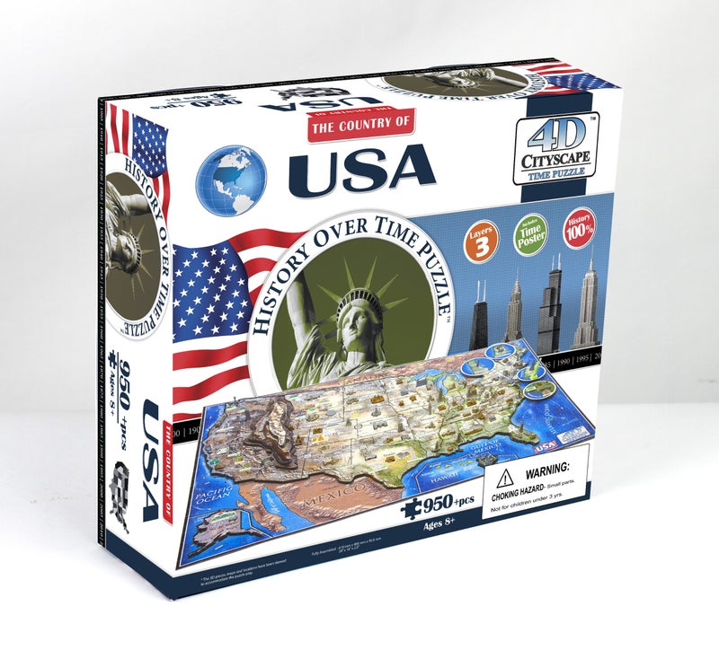 4D Cityscape Seattle Time Puzzle (800 Piece) - Image 2